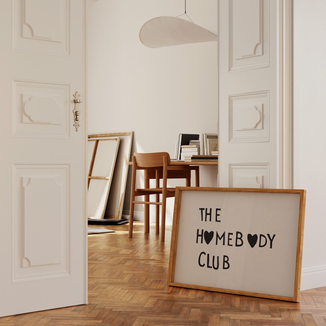 The Homebody Club Cute Quote Wall Art Print - Image 3
