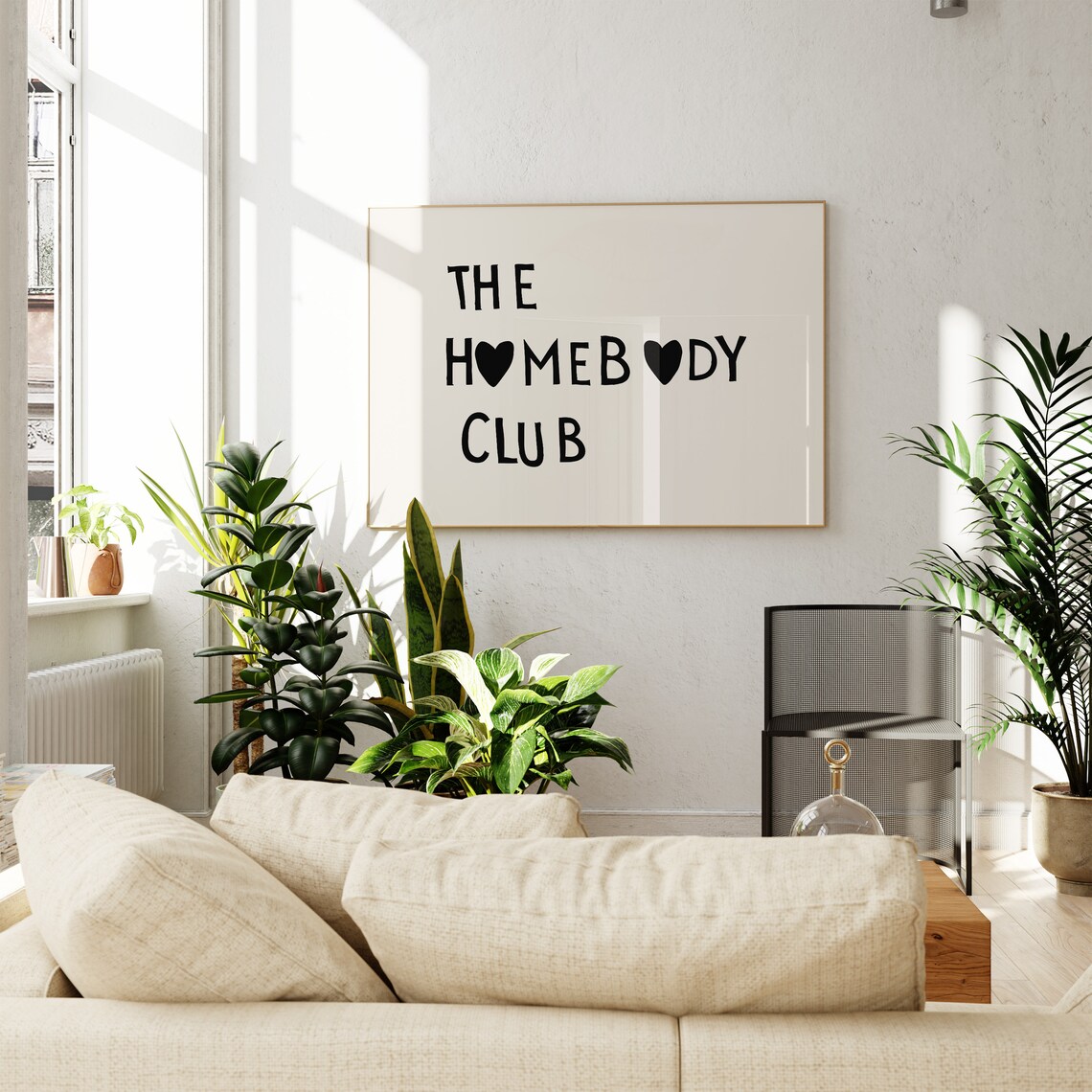 The Homebody Club Cute Quote Wall Art Print - Image 4