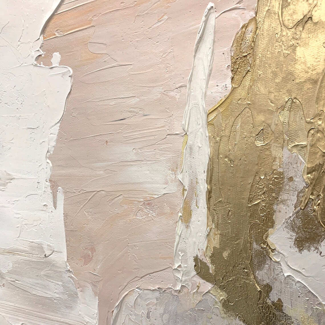 Pink Abstract Texture Art Print, Modern Living Room - Image 5