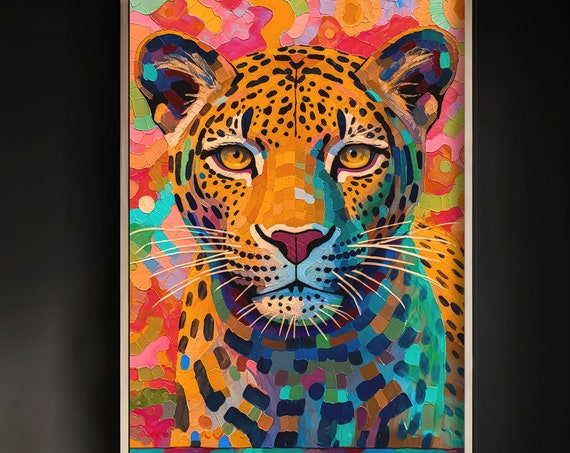 Mexican Decor Mexican Wall Art Mexican Art Jaguars Magic Huichol Journey Mexican Art Print