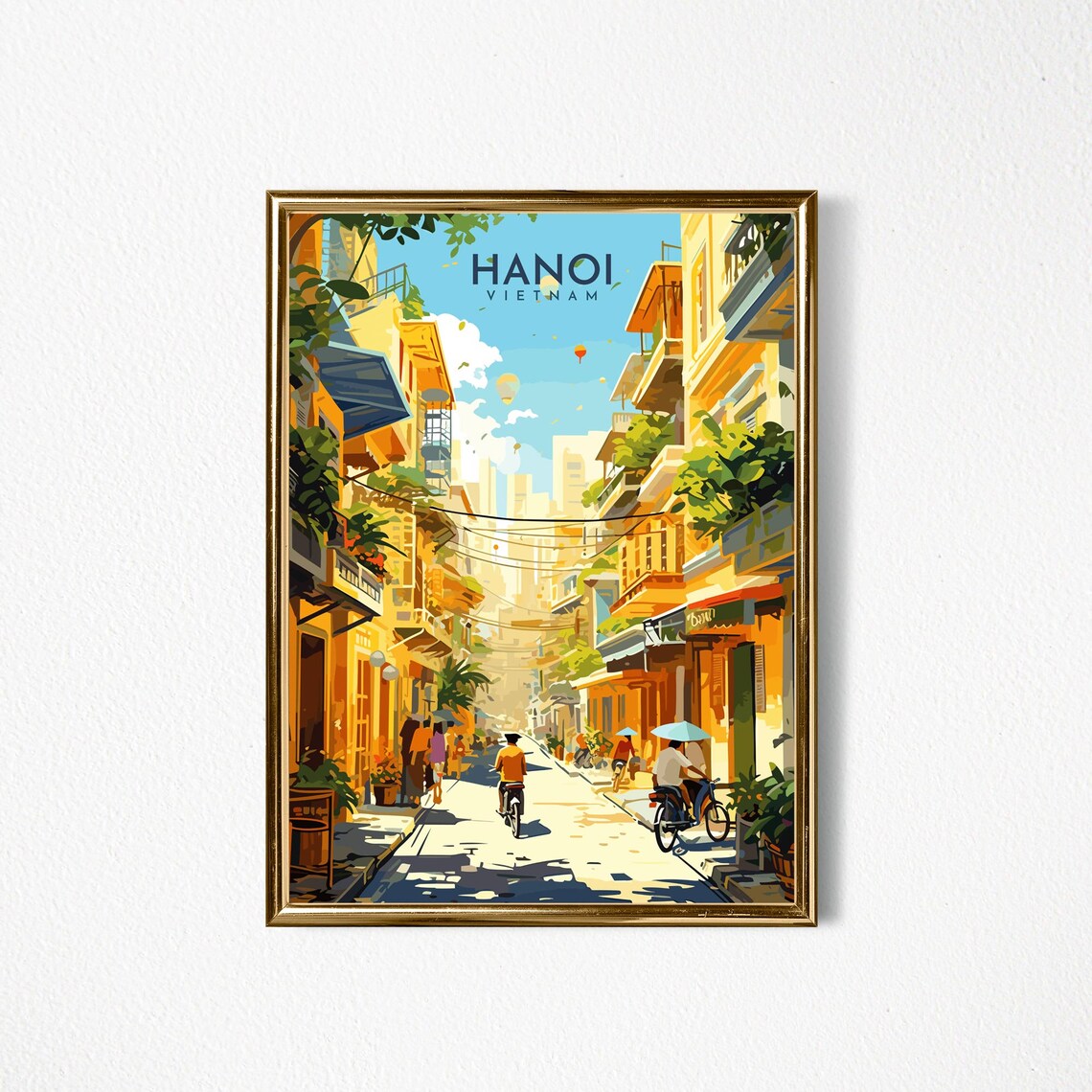 Vietnam Retro Travel Poster, Travel Poster - Image 2