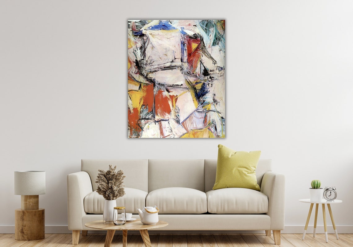 Willem De Kooning Abstract Expressionist Bold Brushwork Poster - Image 2