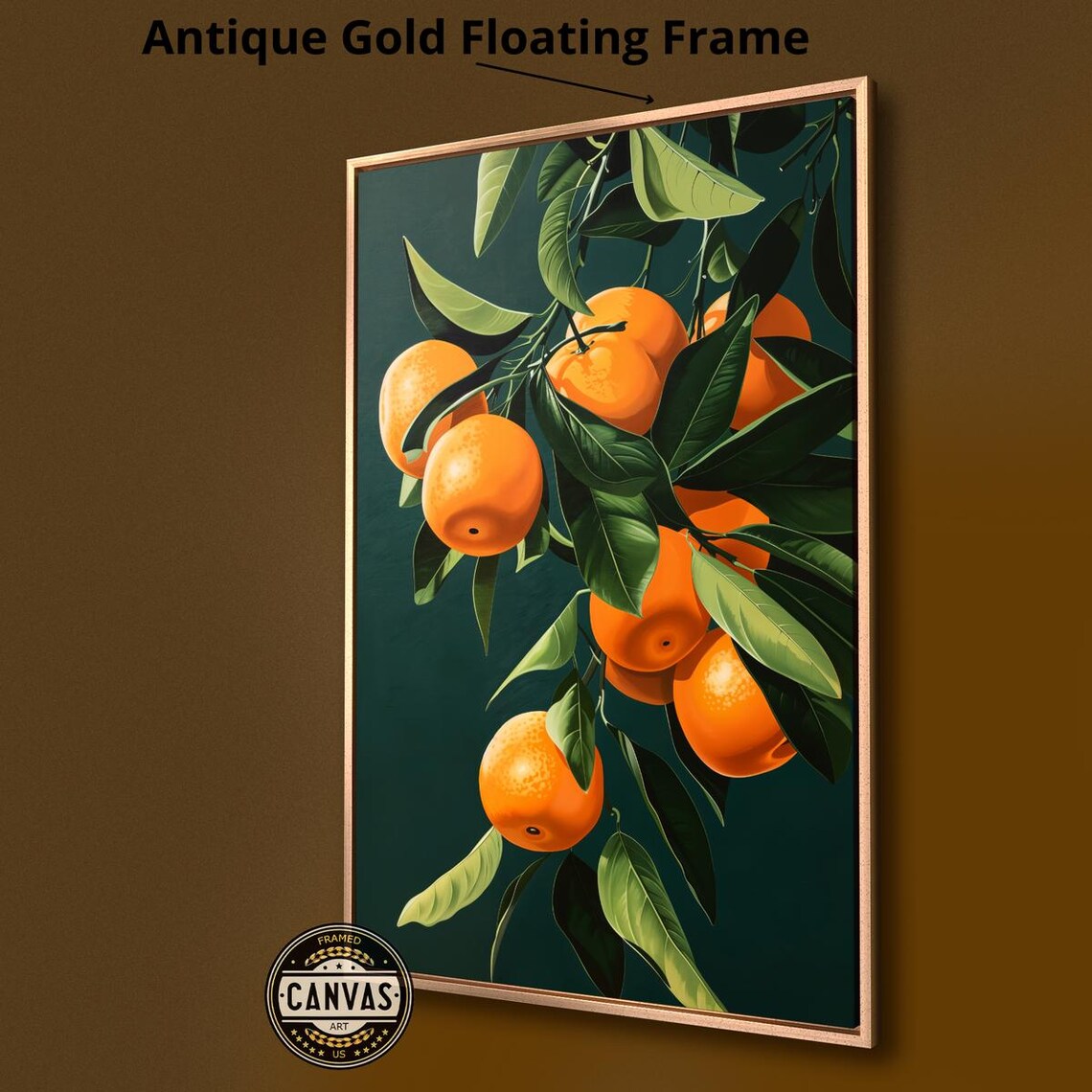 Fresh Citrus Fruits Art Print, Oranges On Branches - Image 3