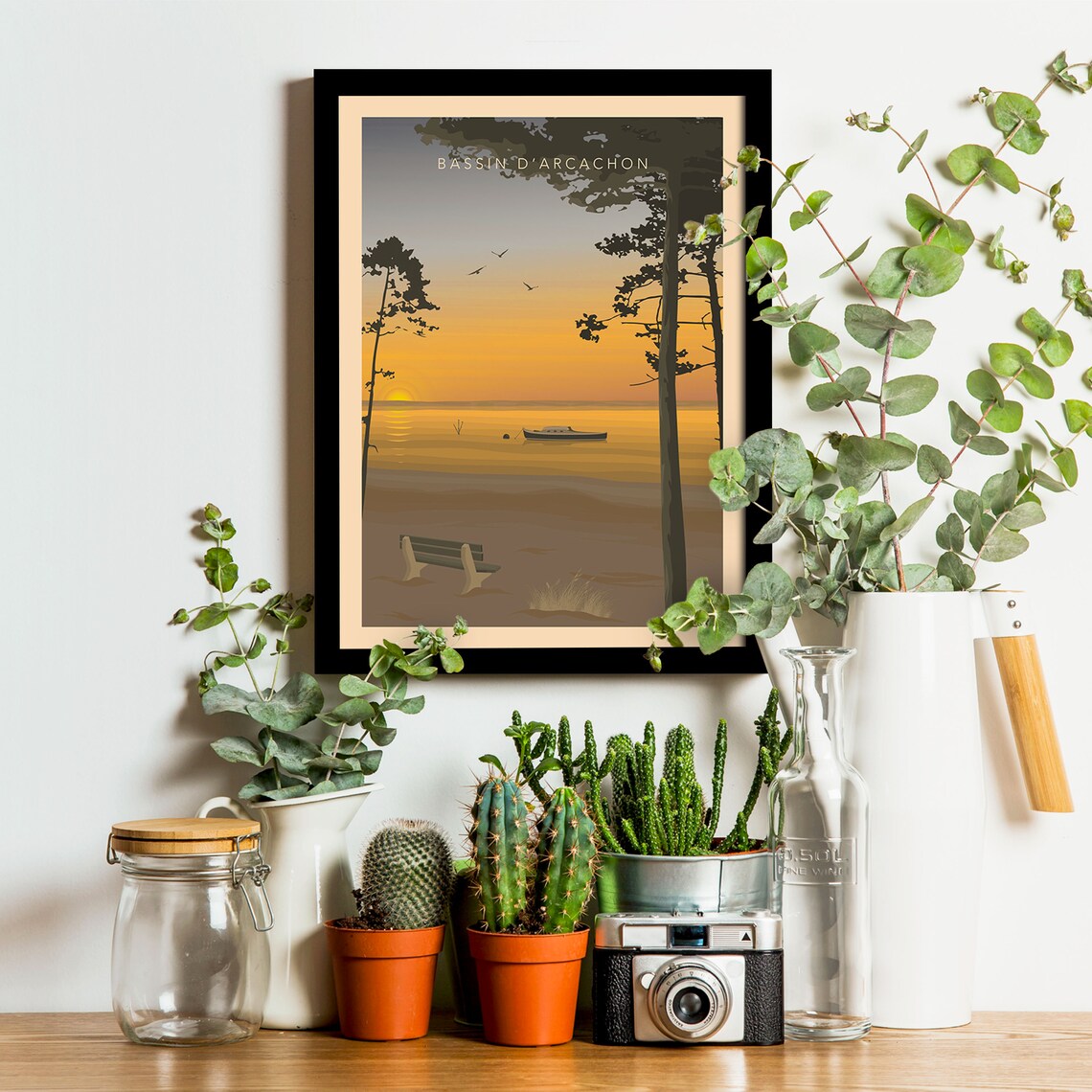 Arcachon Bay Vintage Travel Poster, South West Coast - Image 2