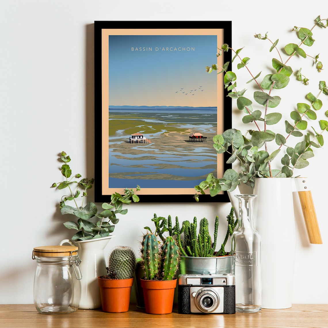 Bassin D'Arcachon Vintage Travel Poster, Cap Ferret - Image 3