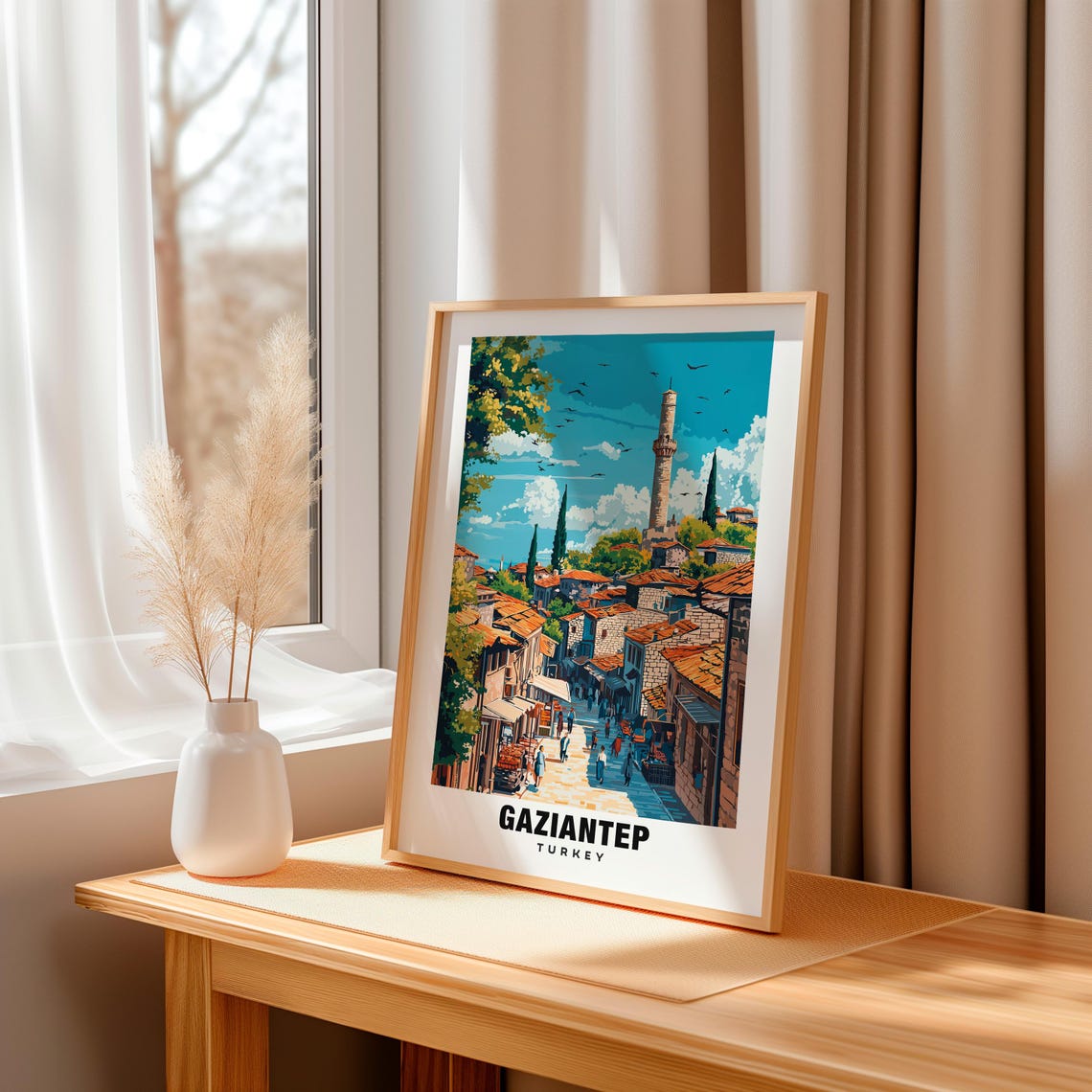 Gaziantep Print Turkey Poster Gaziantep Views Gaziantep City Gaziantep Cuisine Turkey Charm Gaziantep Beauty Gaziantep Heritage - Image 3