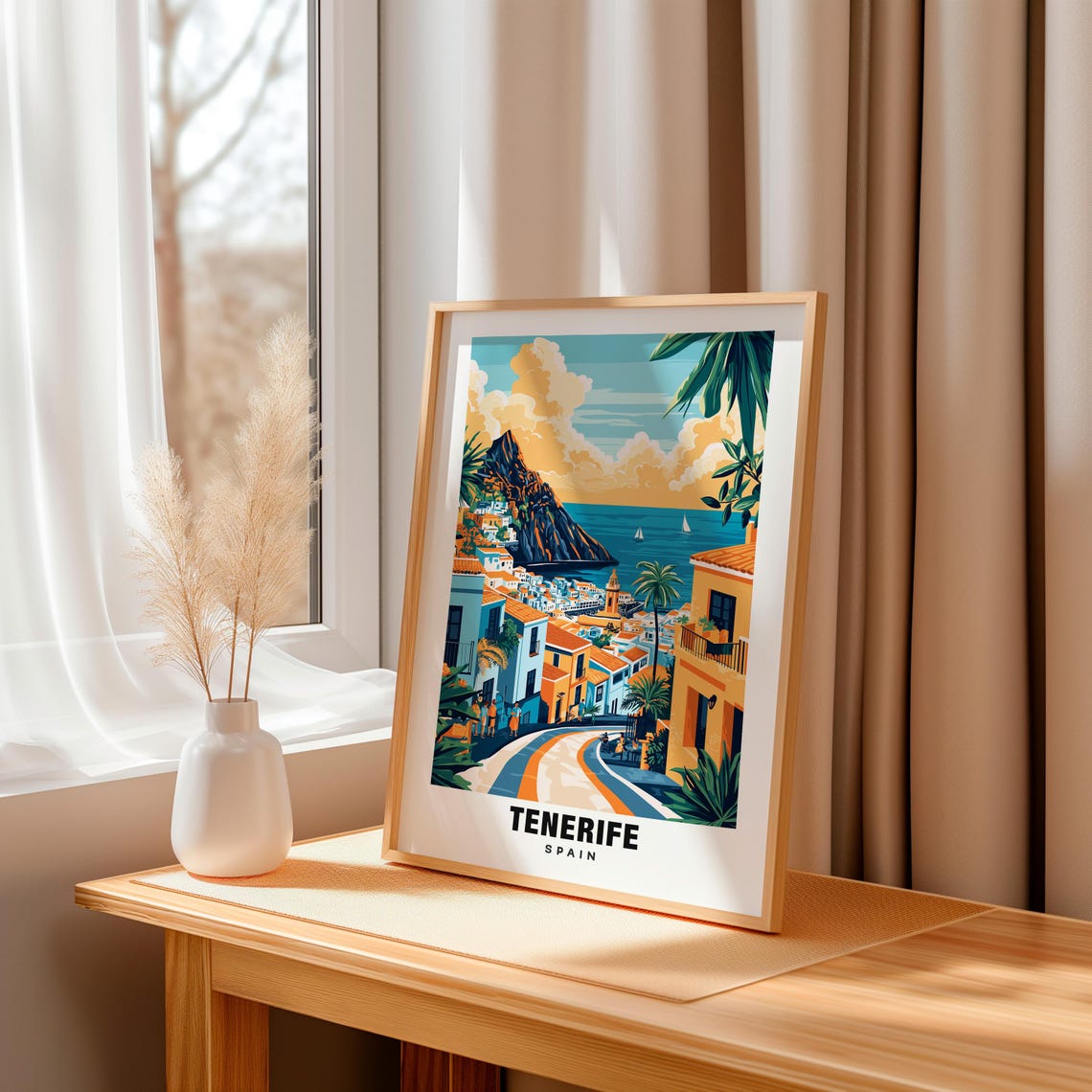 Tenerife Print Spain Poster Tenerife Views Tenerife Beaches Tenerife Island Spain Charm Tenerife Beauty Tenerife Heritage Tenerife - Image 3