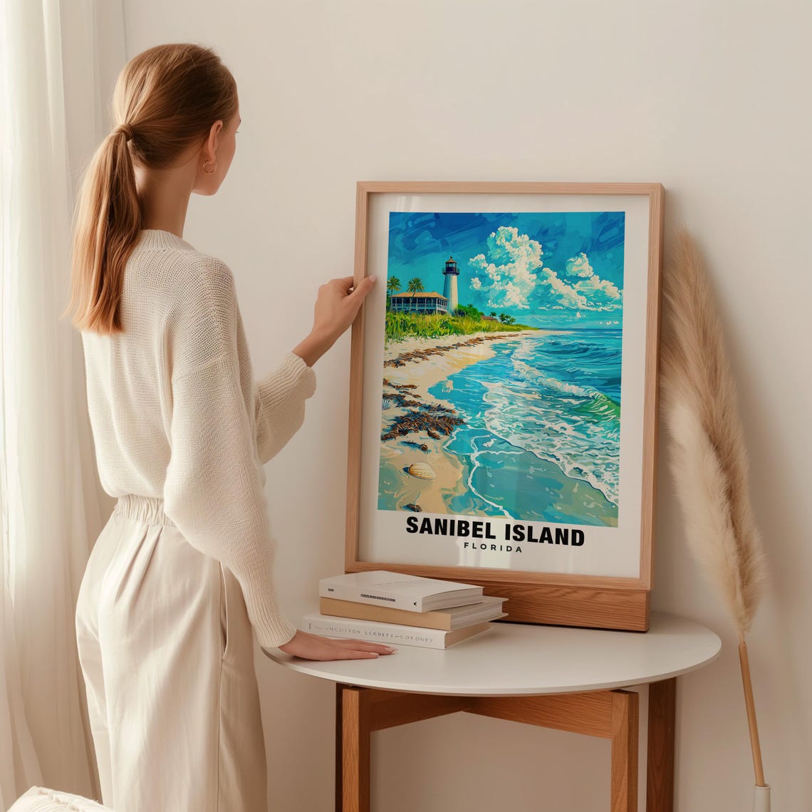 Sanibel Island Print Florida Poster Sanibel Island Views Sanibel Island Landmarks Sanibel Island City Florida Charm Sanibel Island - Image 2