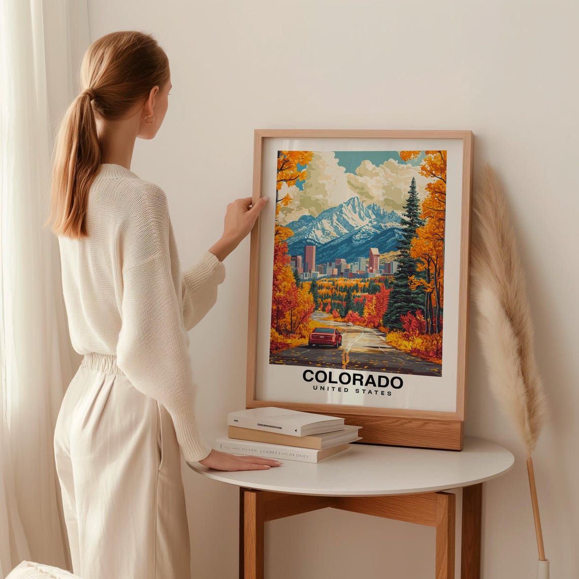 Colorado Print Usa Poster Travel Wall Art Nature Print Mountain Poster Scenic Art Landscape Decor Travel Poster Colorado Poster - Image 2