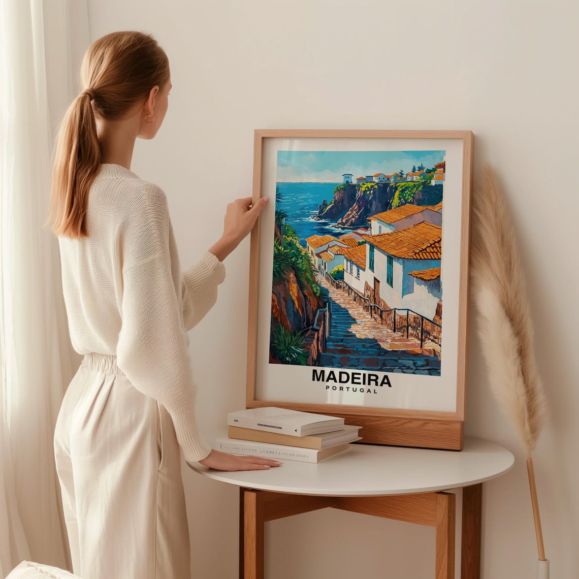 Madeira Portugal Travel Print Wall Art Madeira Portugal City Print Madeira Portugal Travel Gift Madeira Portugal Poster Travel Gift - Image 2