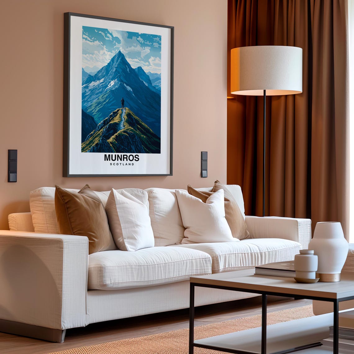 Munros Print Scotland Poster Travel Wall Art Mountain Print Scenic Art Highland Decor Nature Print Uk Poster Travel Poster - Image 4