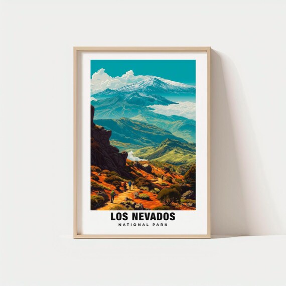 Los Nevados National Natural Park Travel Print Wall Art Manizales Colombia City Gift