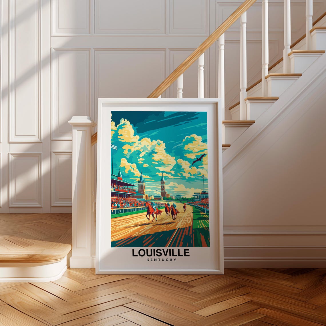 Louisville Travel Print Kentucky Louisville Travel Gift City Poster Birthday Present Kentucky Culture