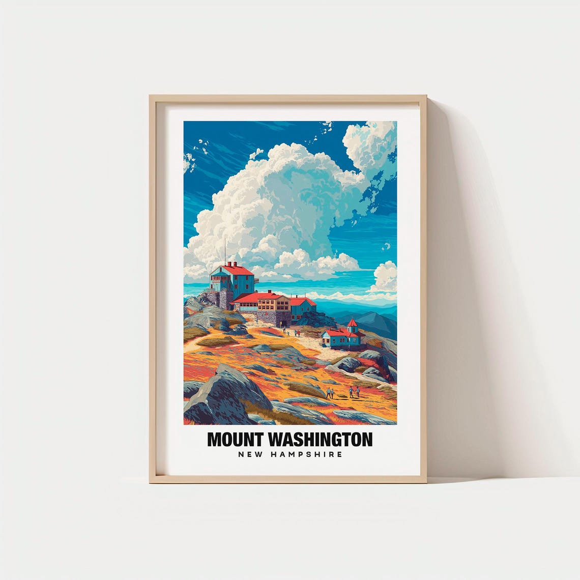Mount Washington New Hampshire Summit Observatory Peak Poster