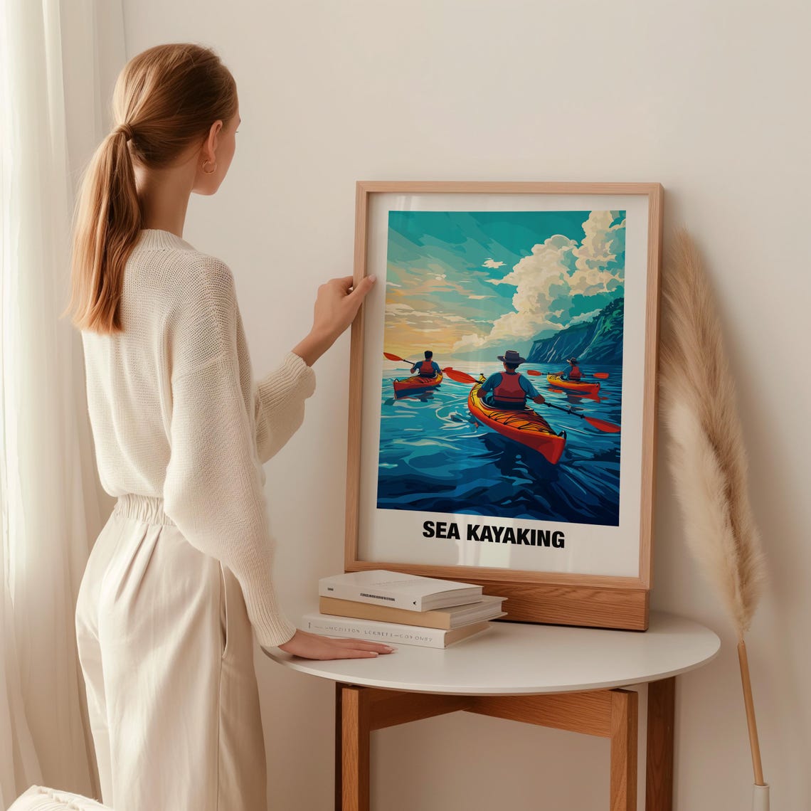 Sea Kayaking Print Sports Poster Sea Kayaking Views Sea Kayaking Adventure Water Sports Sea Kayaking Charm Sea Kayaking Beauty - Image 2