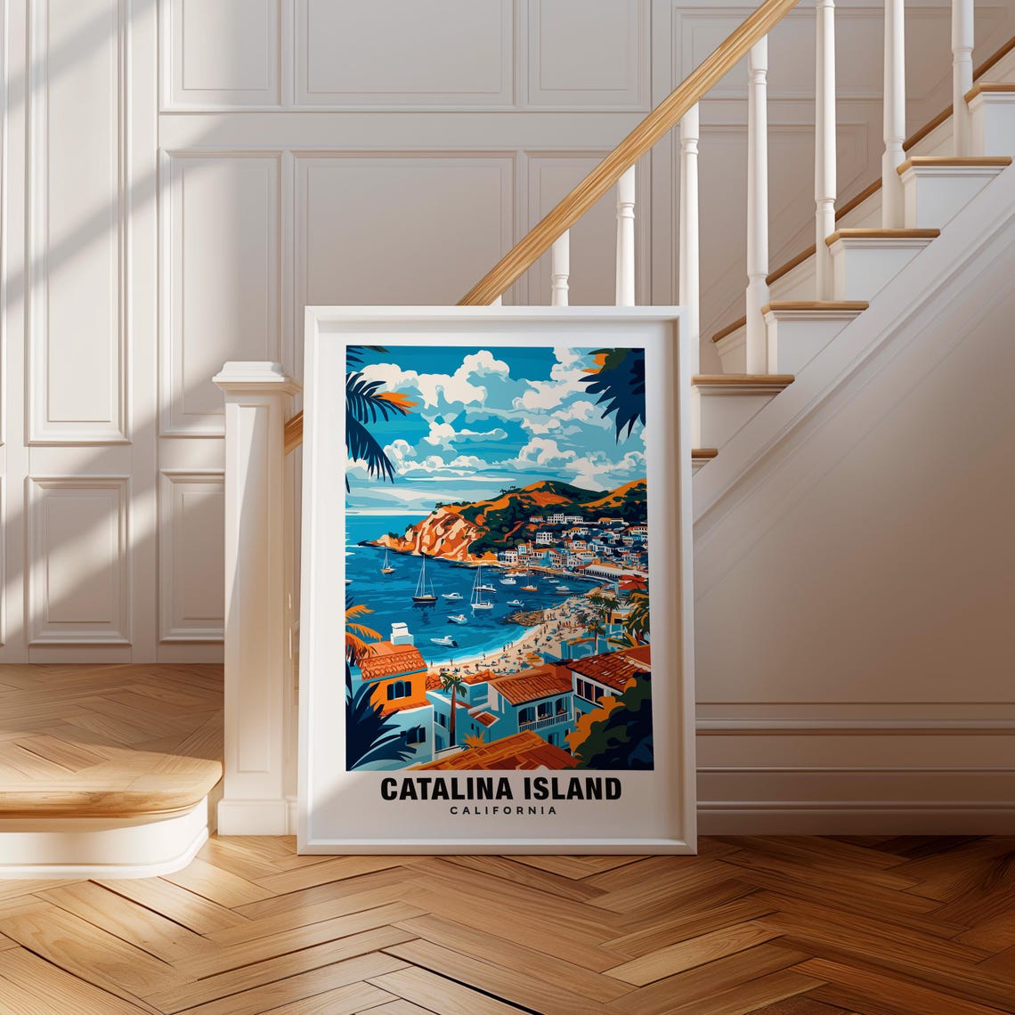 Catalina Island Print Usa Poster Catalina Island Views Catalina Island Beaches Catalina Island Town Usa Charm Catalina Island Beauty