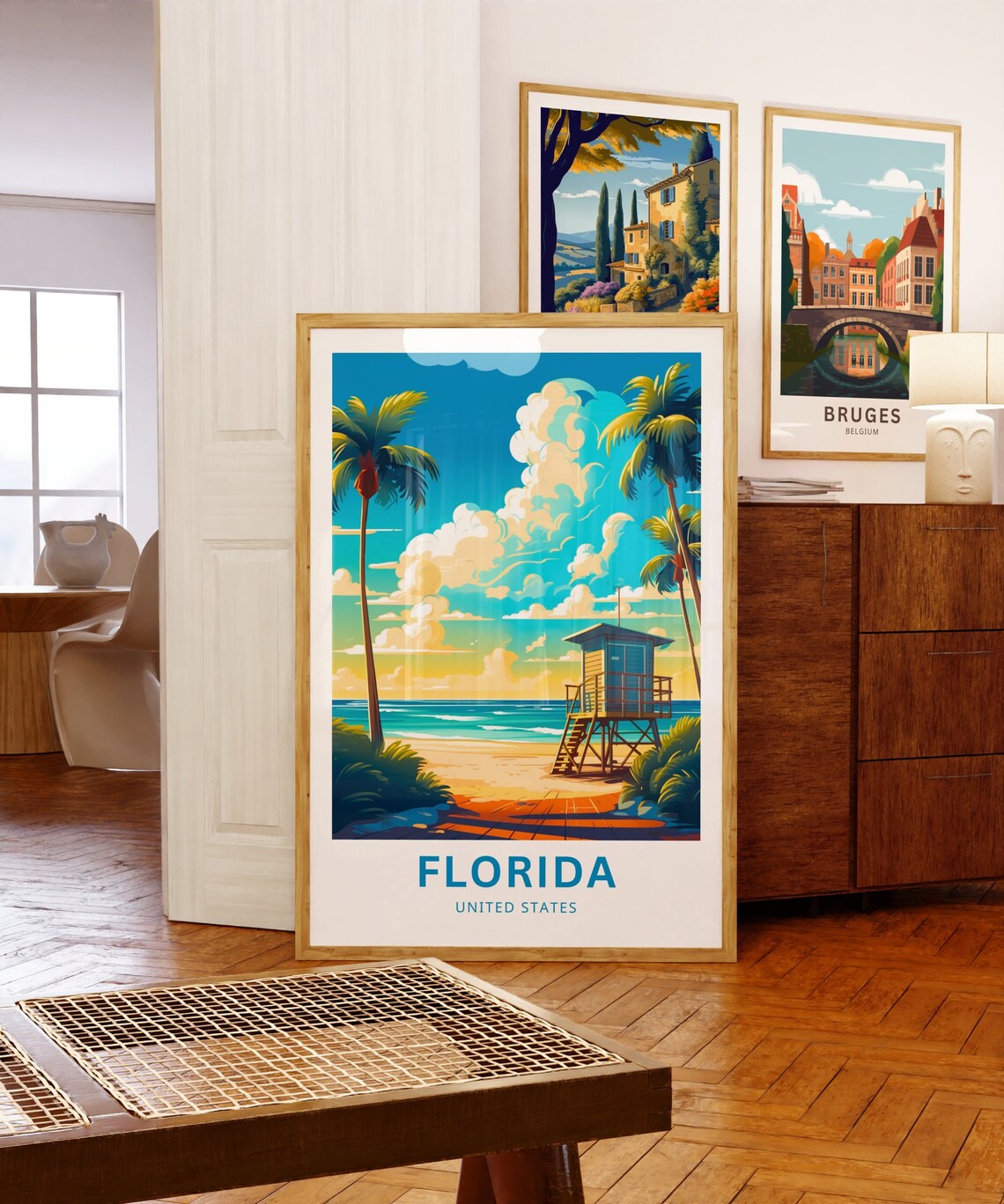 Florida Travel Poster, United States Wall Art - Image 5