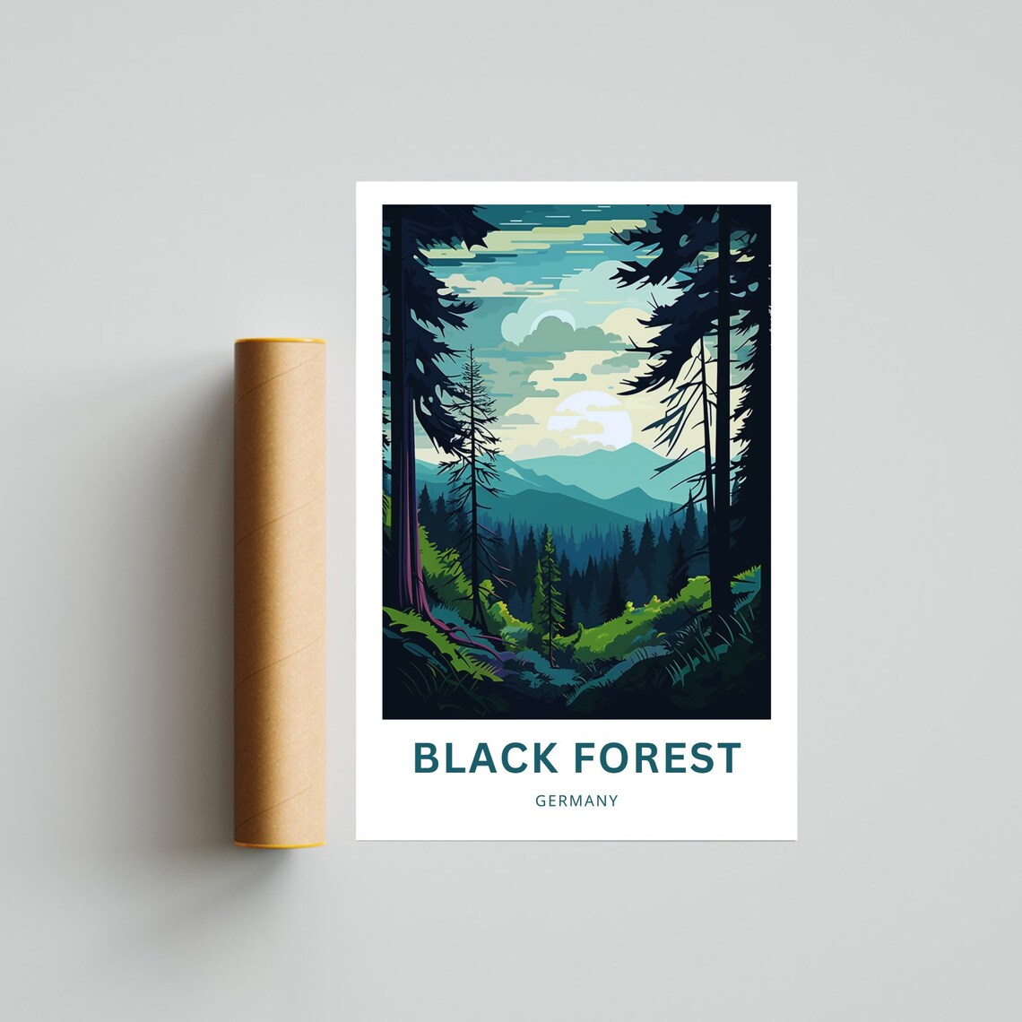 Black Forest Travel Poster, Germany Wall Art - Image 4