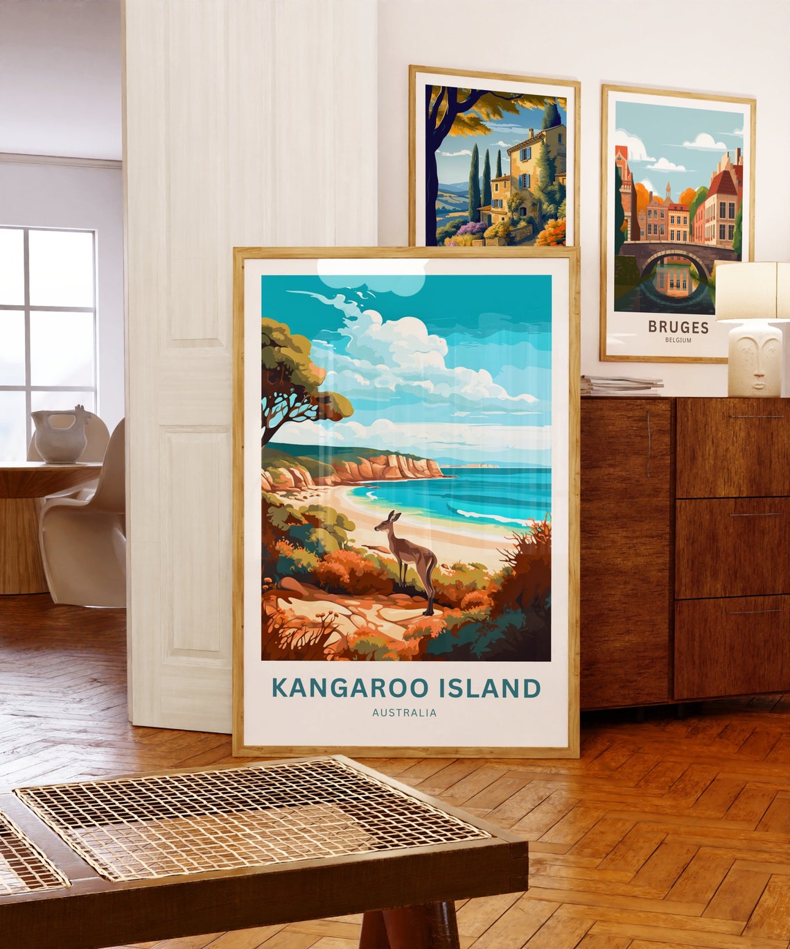 Personalized Kangaroo Island Travel Print Kangaroo Island Poster Australia Wall Art Framed Present Gift Australia Present - Image 5