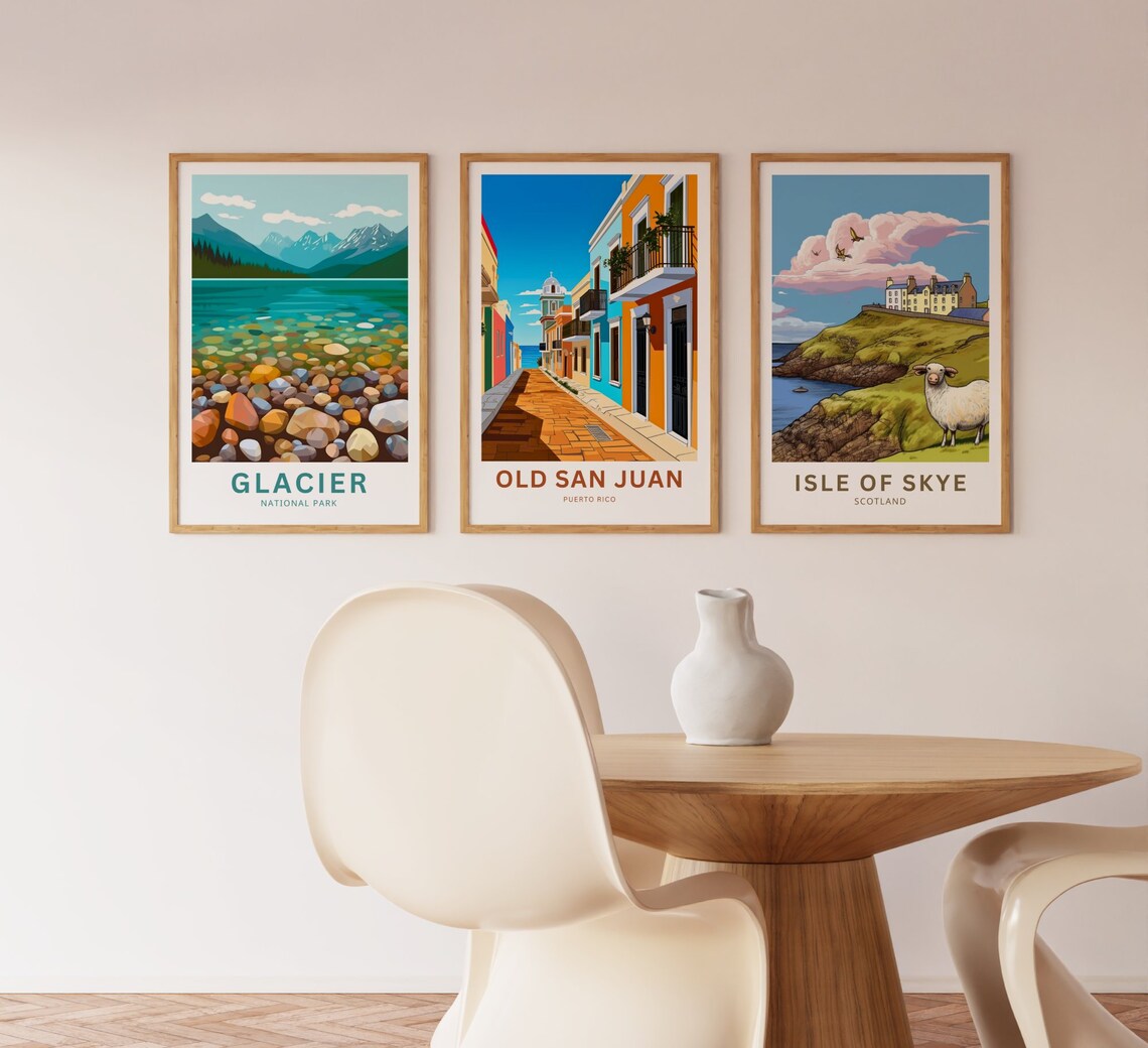 Old San Juan Travel Poster, Puerto Rico Wall Art - Image 3