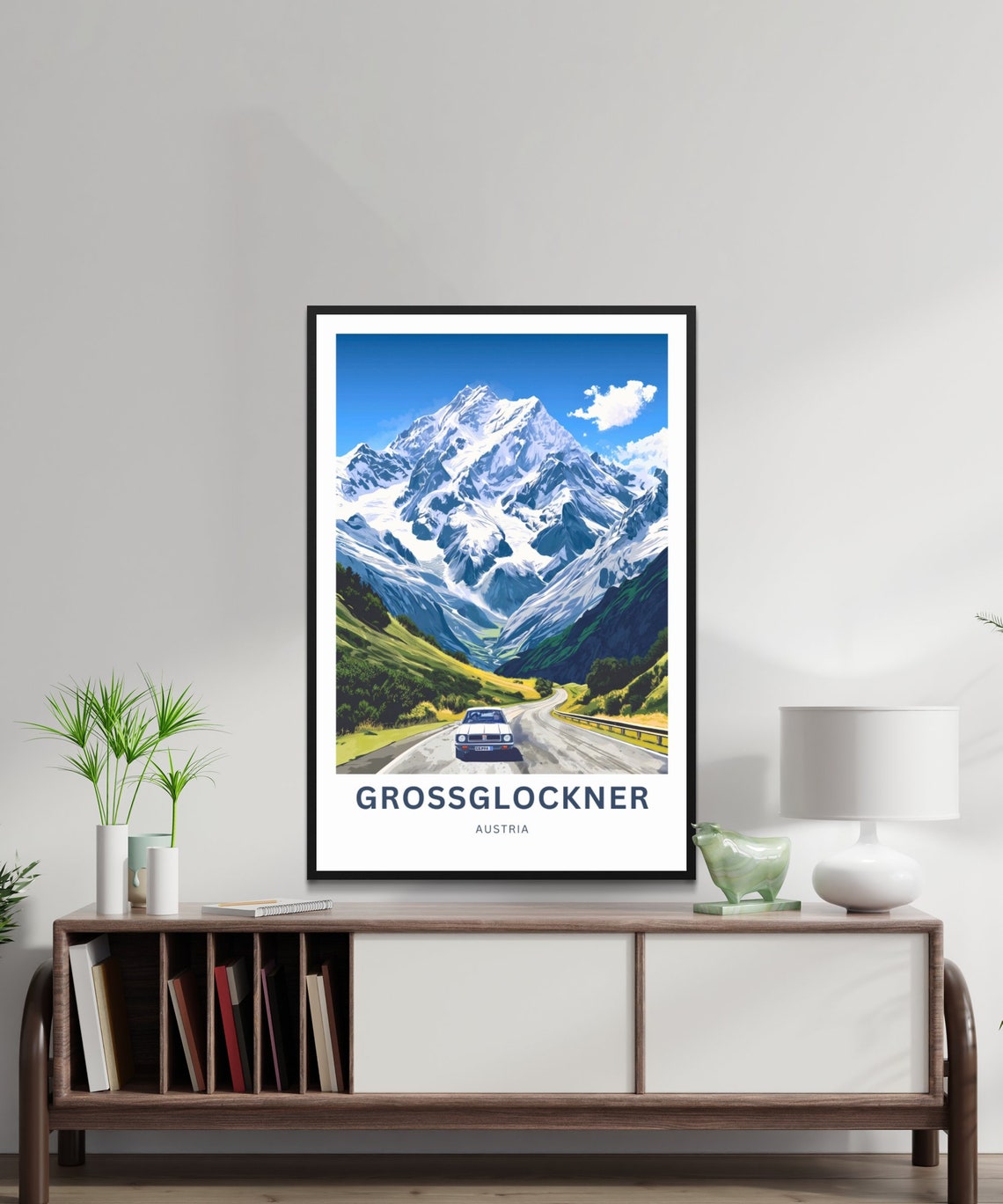 Grossglockner Austria Personalized Alpine Road Mountain View Poster - Image 2