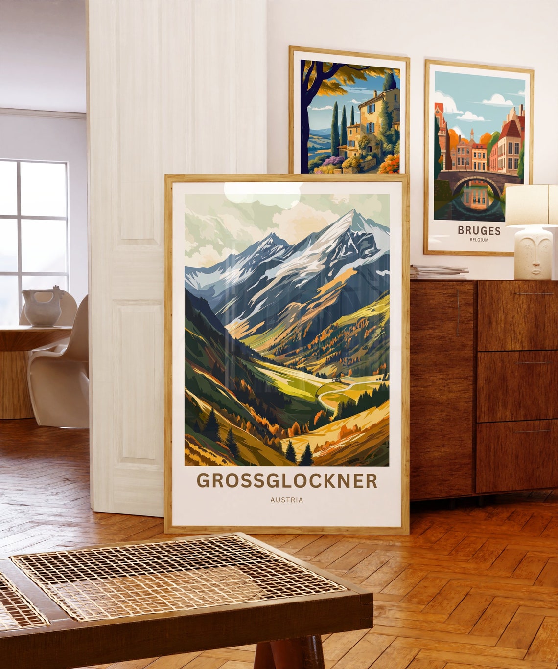Grossglockner Austria Personalized Golden Autumn Valley Poster - Image 5
