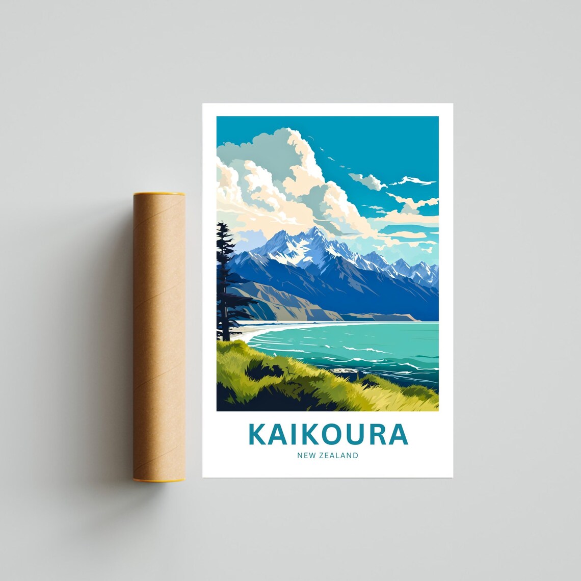 Kaikoura New Zealand Wall Art Print - Image 4