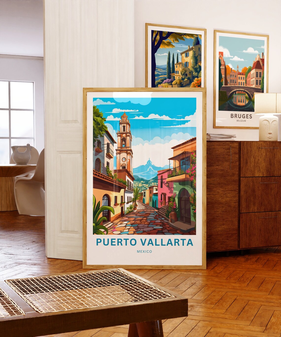 Puerto Vallarta Mexico Decor Gift Travel Poster - Image 5