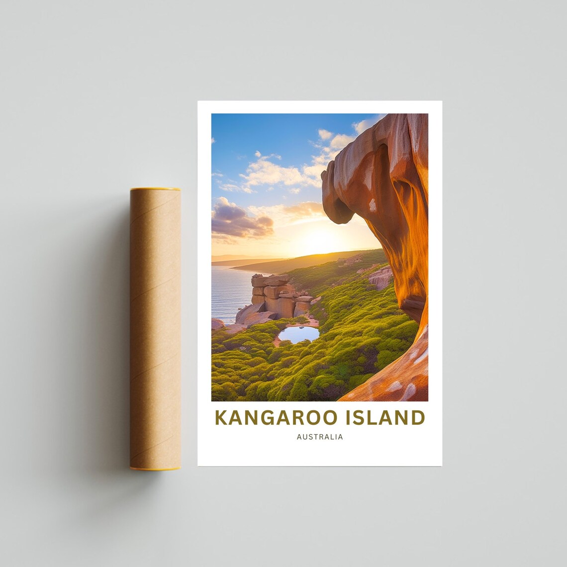 Kangaroo Island Australia Gift Travel Poster - Image 4