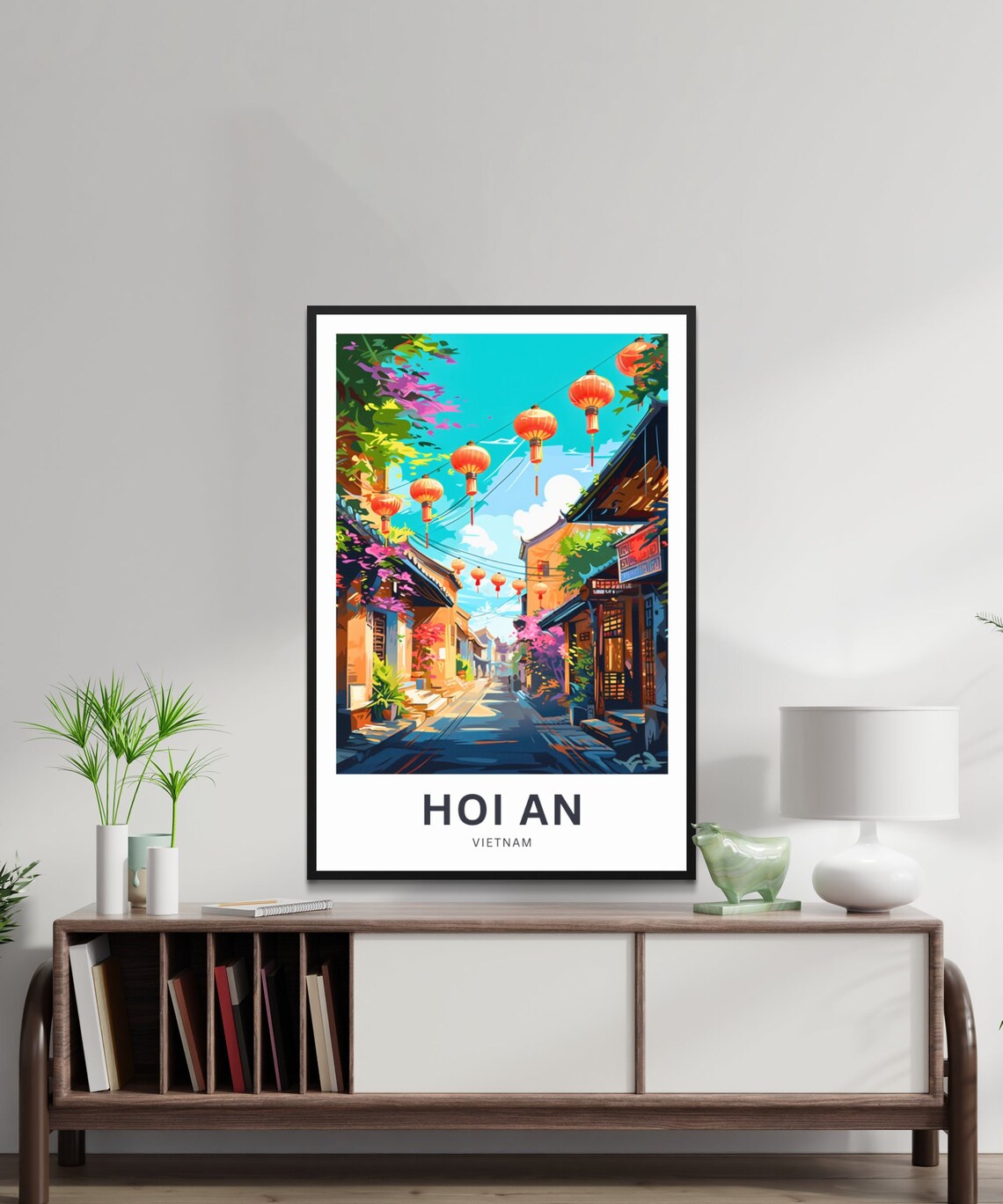 Kyoto Japan Autumn Temple Street Cherry Blossom Travel Poster - Image 2