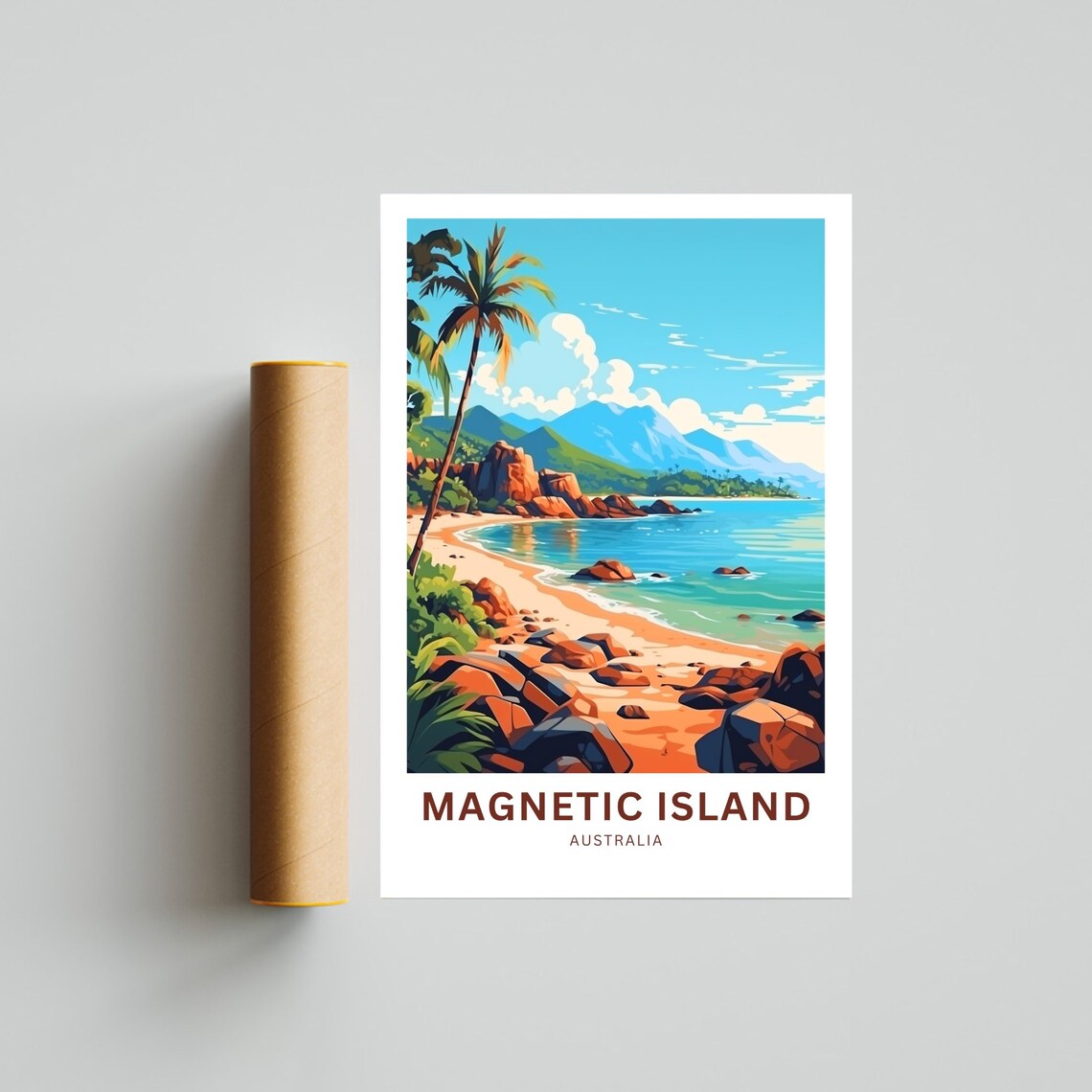 Magnetic Island Present Gift Travel Poster - Image 4