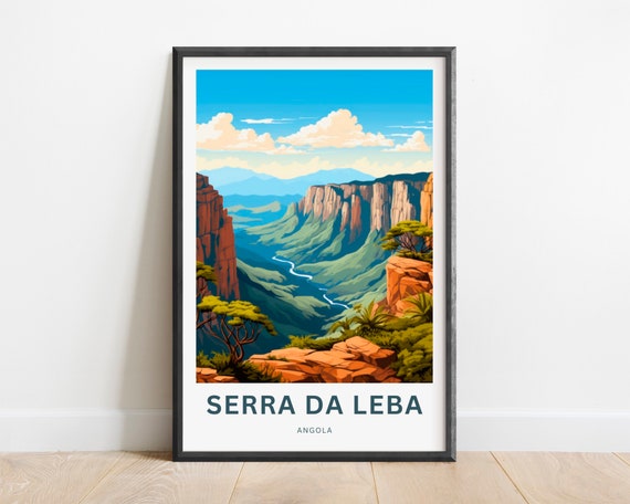 Serra Da Leba Print Serra Da Leba Poster Angola Wall Art Framed Present Gift Africa Present