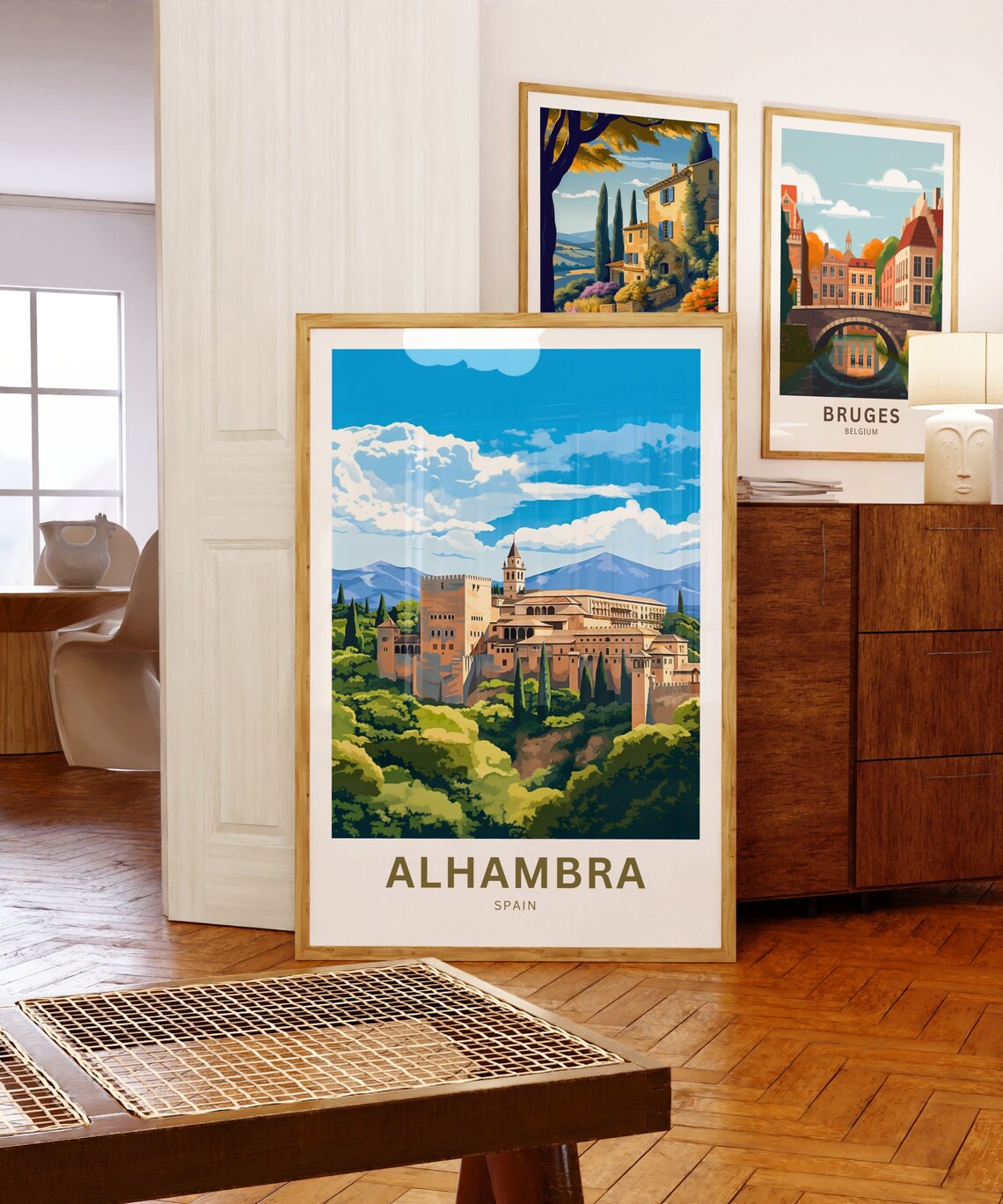 Alhambra Travel Poster, Spain Wall Art - Image 5