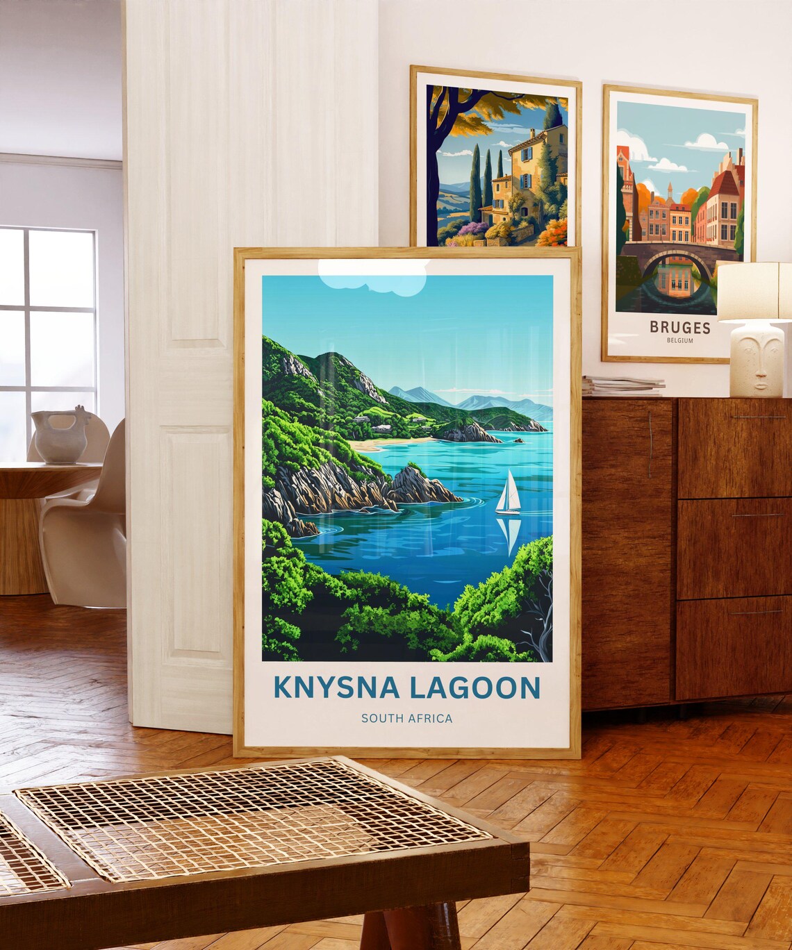 Personalized Knysna Lagoon Travel Poster, South Africa - Image 5