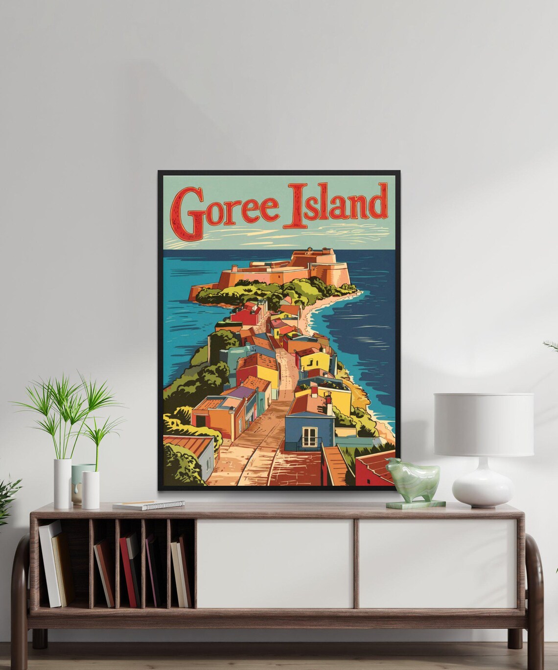 Goree Island Vintage Travel Poster, Senegal Travel Poster - Image 3
