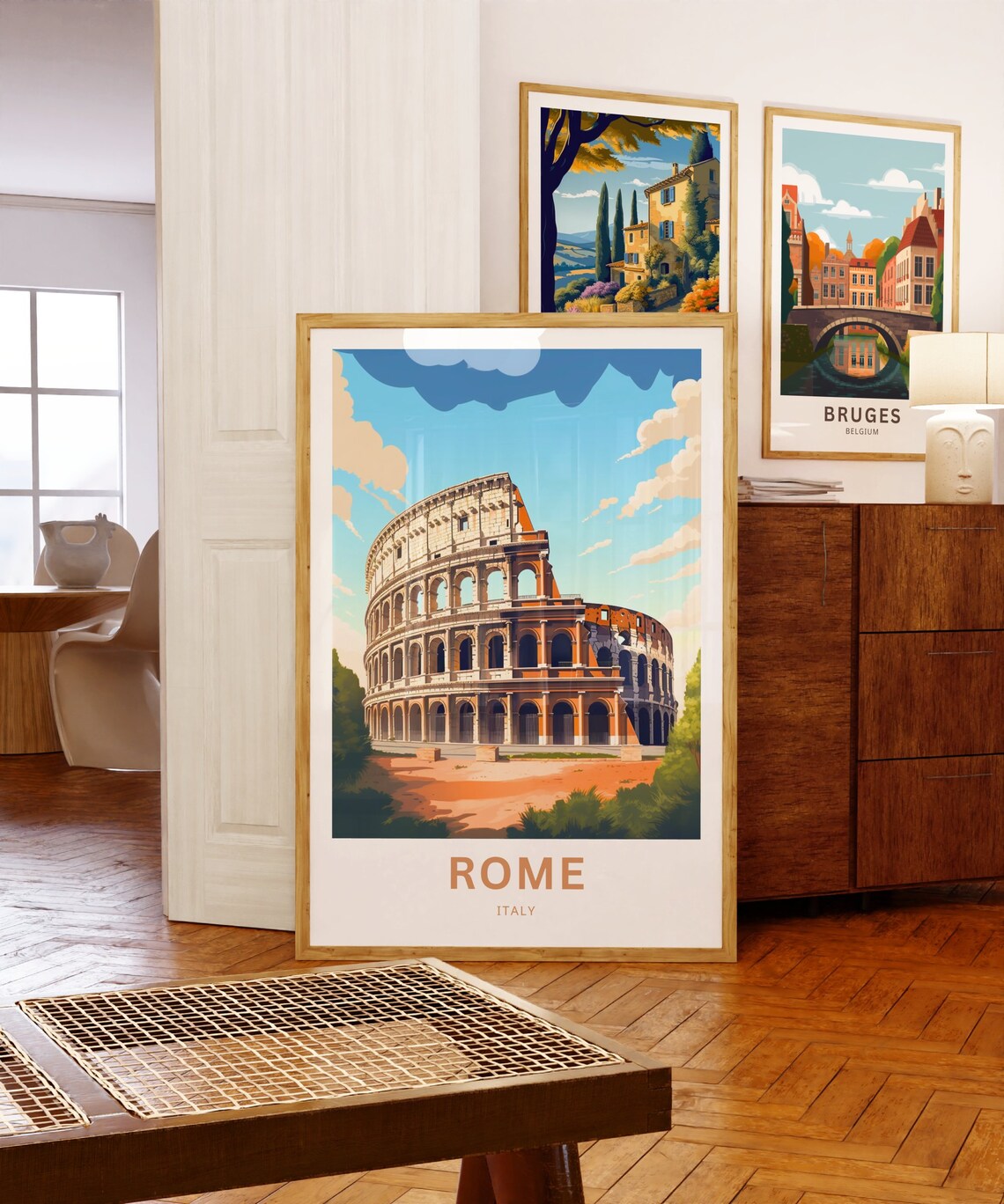 Rome Italy Colosseum Ancient Roman Amphitheater Landmark Poster - Image 5