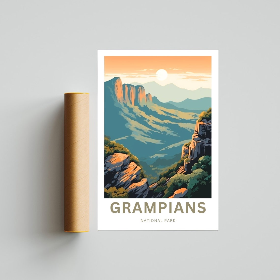 Personalized Grampians National Park Australia Custom Nature Poster - Image 4