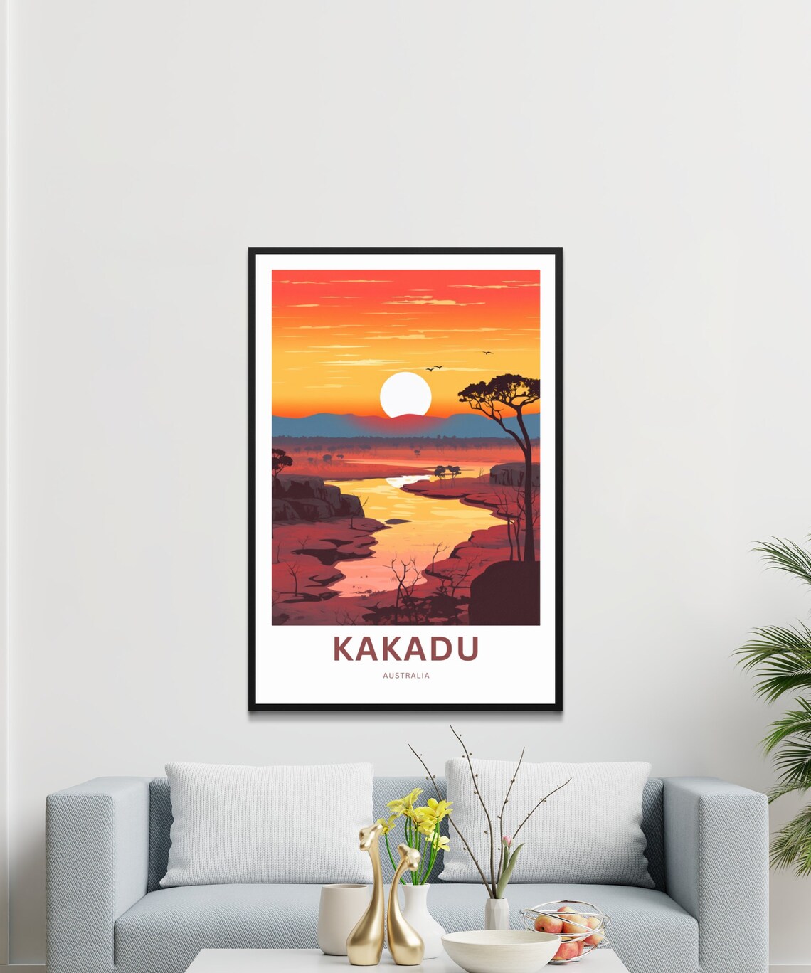 Kakadu National Park Sunset River Custom Travel Poster Australia - Image 3