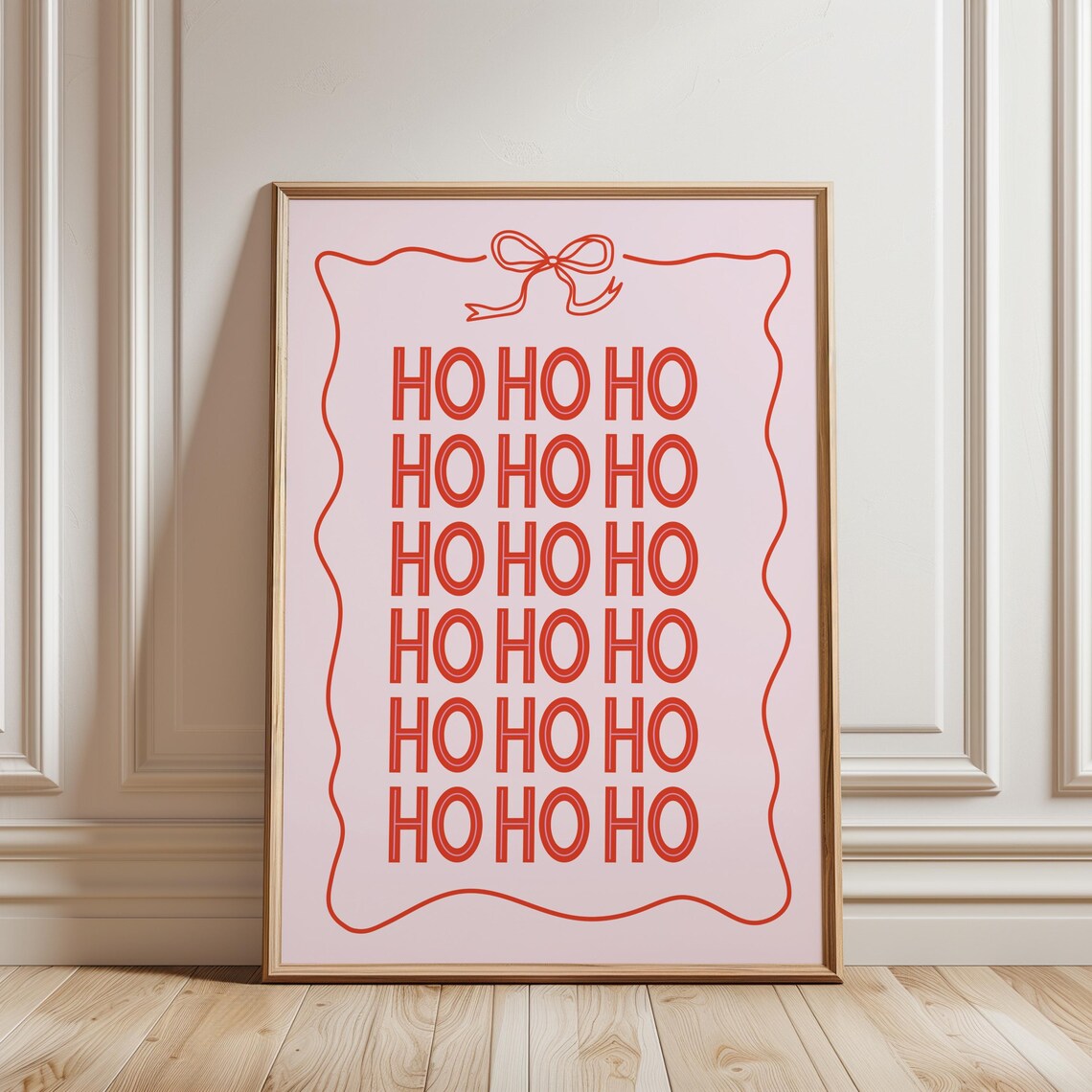 Coquette Christmas, Trendy Holiday Aesthetic Art Print - Image 2