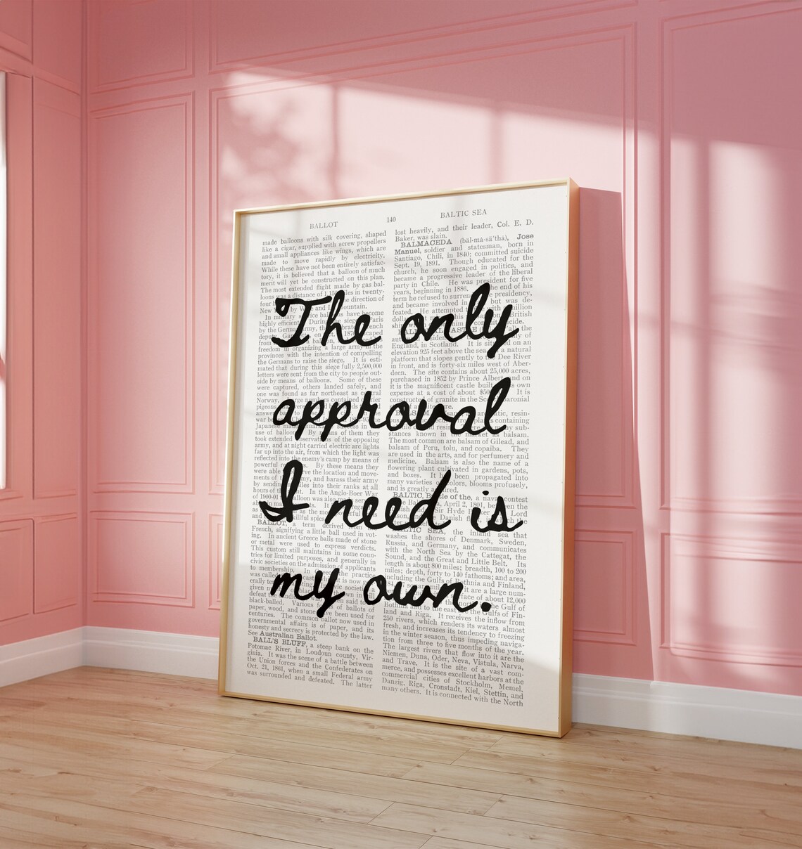 Female Empowerment Typography Poster, Retro Newspaper - Image 3