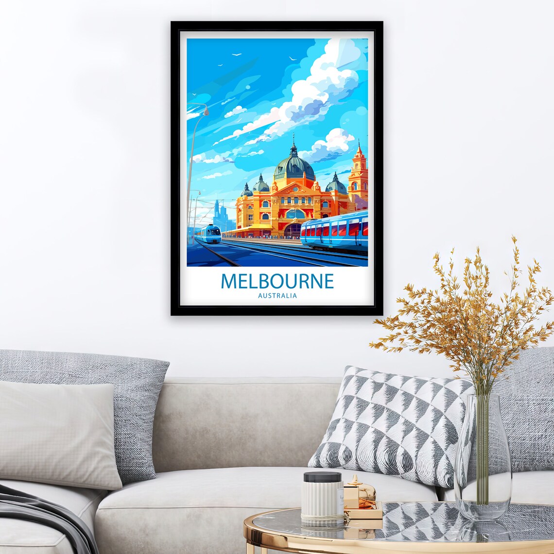 Melbourne Travel Poster, Australia Wall Decor - Image 5