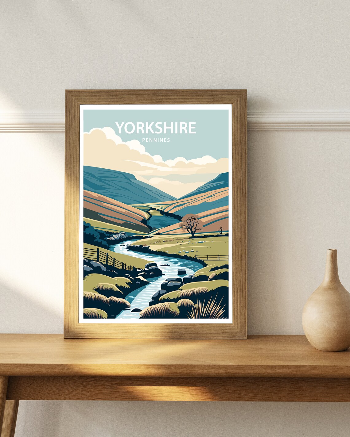 Yorkshire Dales Travel Poster, Scenic Place Print - Image 4