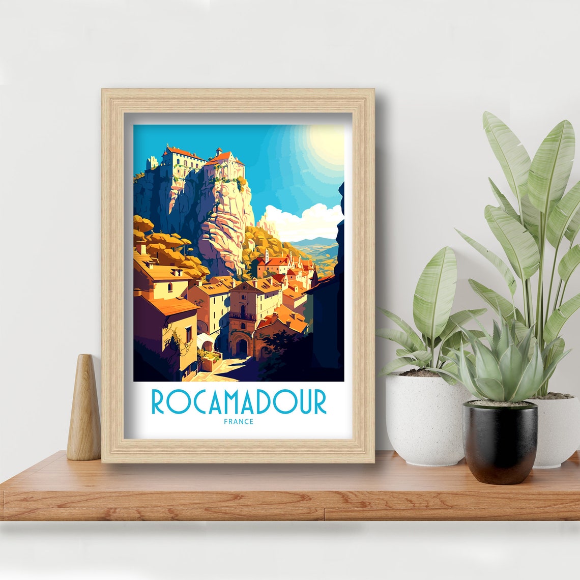 Rocamadour Travel Print Rocamadour France Poster Home Dcor Rocamadour France Art Print Rocamadour France Room Rocamadour France - Image 6