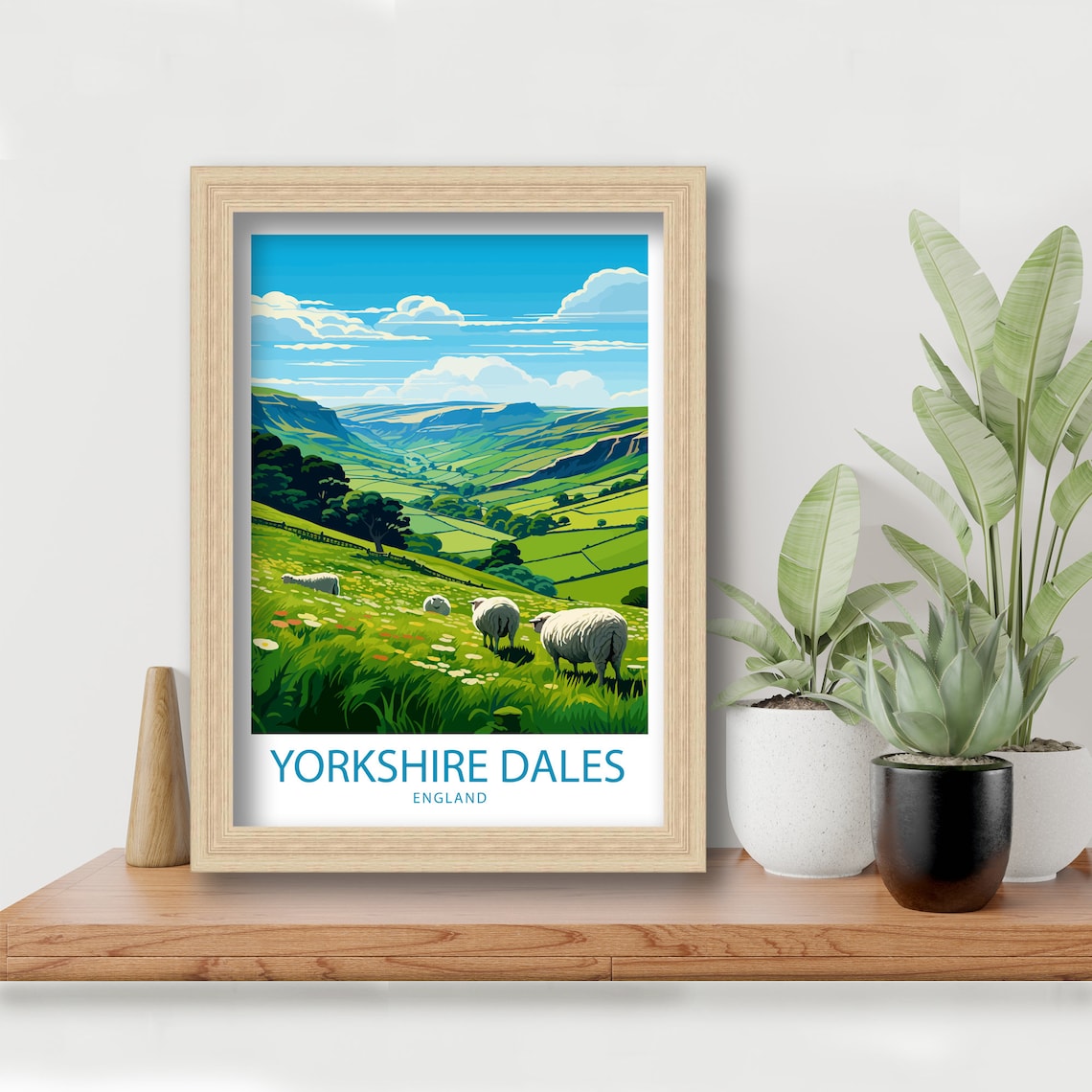 Yorkshire Dales Travel Poster, UK Wall Decor - Image 5