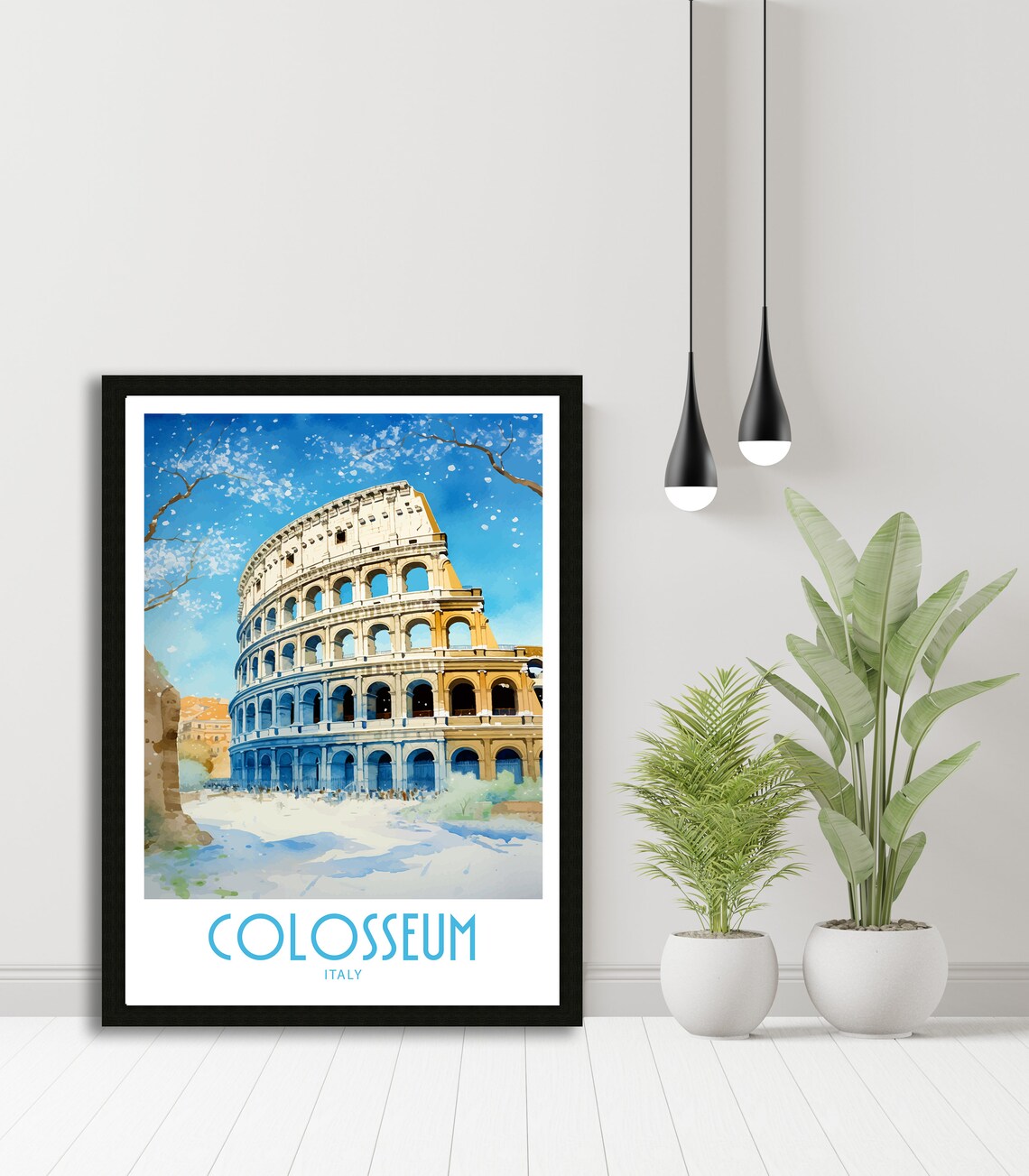 Colosseum Travel Print Wall Art Colosseum Rome Travel Poster Wall Hanging Home Dcor Colosseum Gift Lover Colosseum Rome Art Lover Colosseum - Image 5