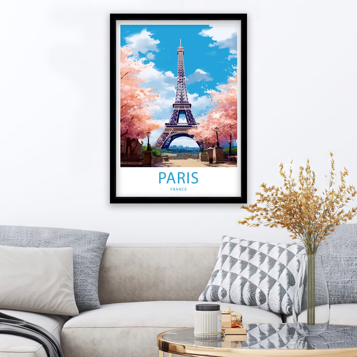Paris Print Paris France Poster Home Dcor Paris France Wall Art Paris France Decor Poster Paris France Travel Wall Decor Paris Art Poster - Image 2
