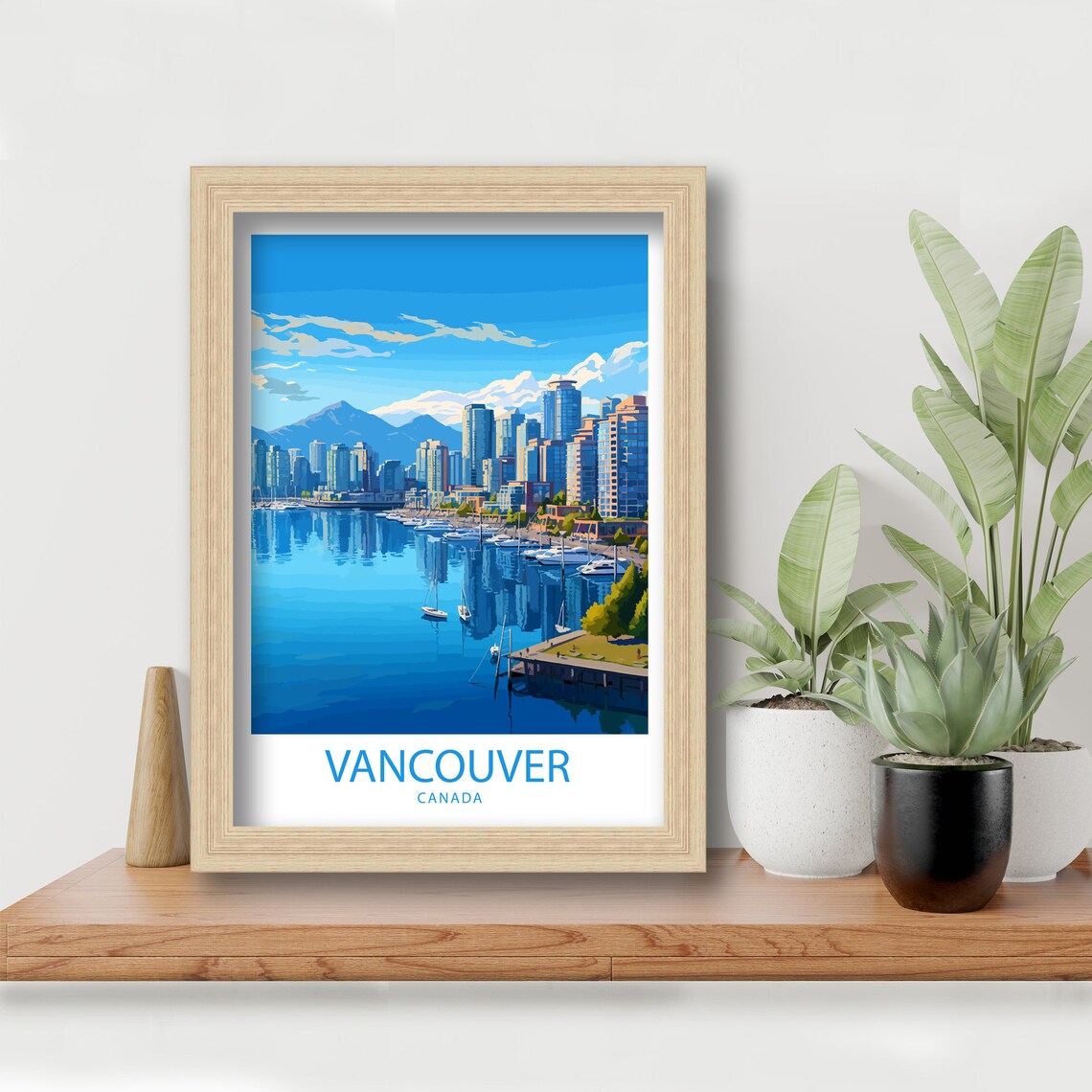 Vancouver Travel Print, Canada City Wall Decor - Image 5