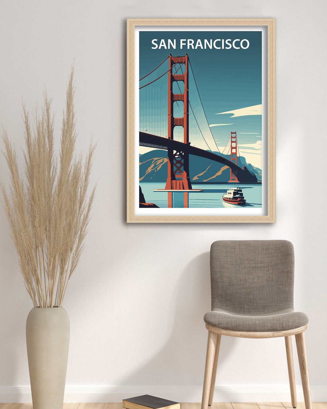 Golden Gate Bridge Travel Wall Art Poster - Image 5