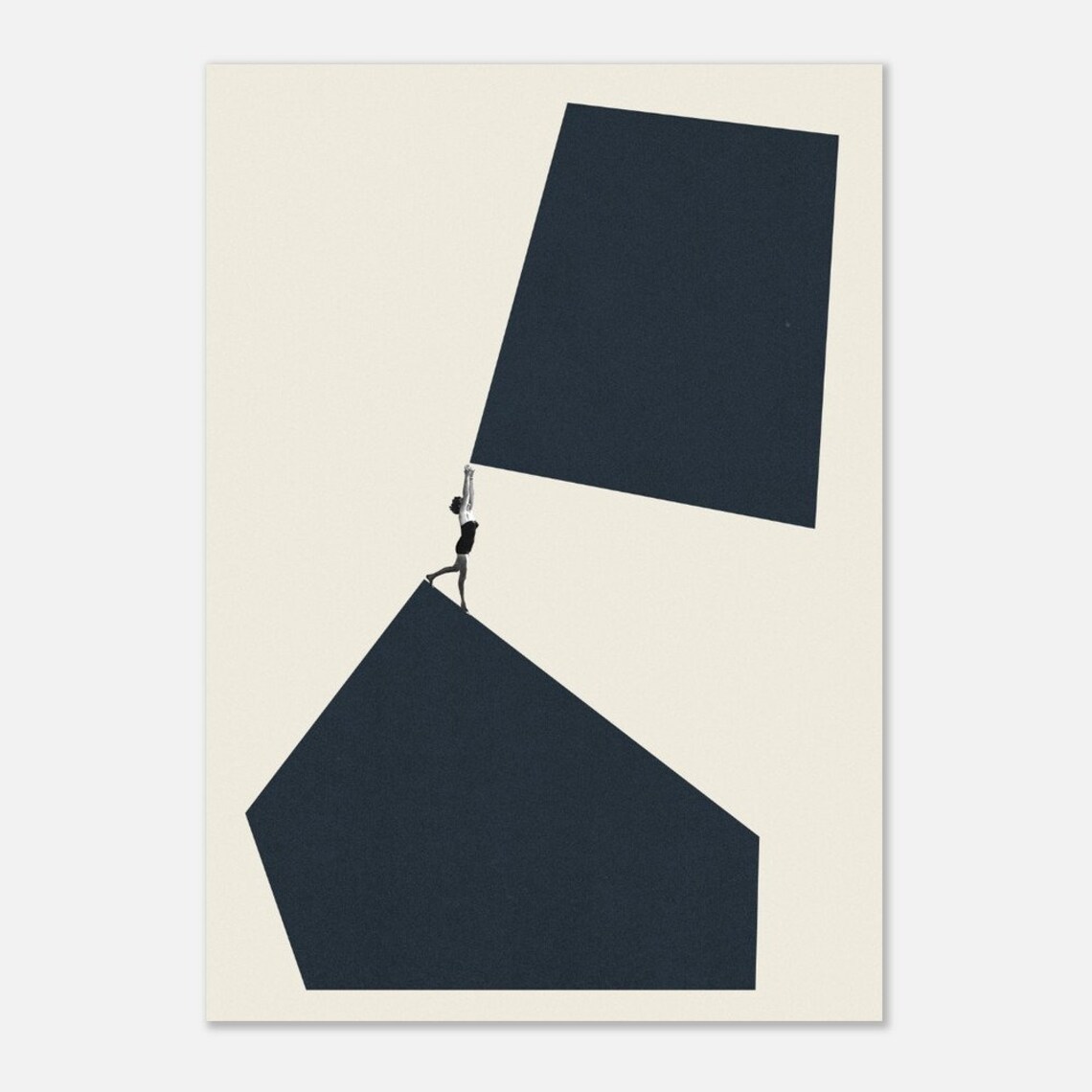 Reaching Higher Japandi Art Print, Japanese Wall Art - Image 3