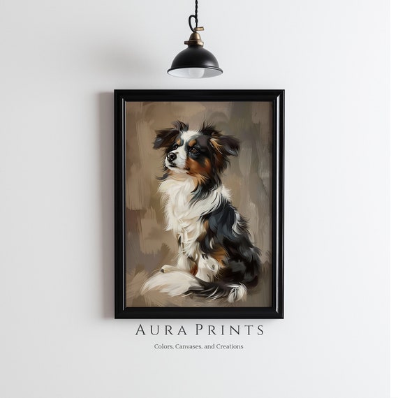 Puppy Full Portrait Cute Dog Wall Art Animal Scene For Baby Nursery Or Quiet Corner Decor 0628